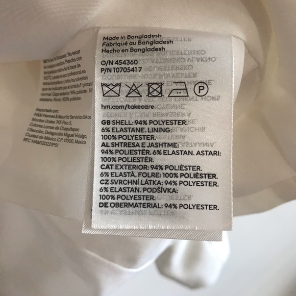 BNWOT - H&M cropped tuxedo blazer never worn - Picture 7 of 9